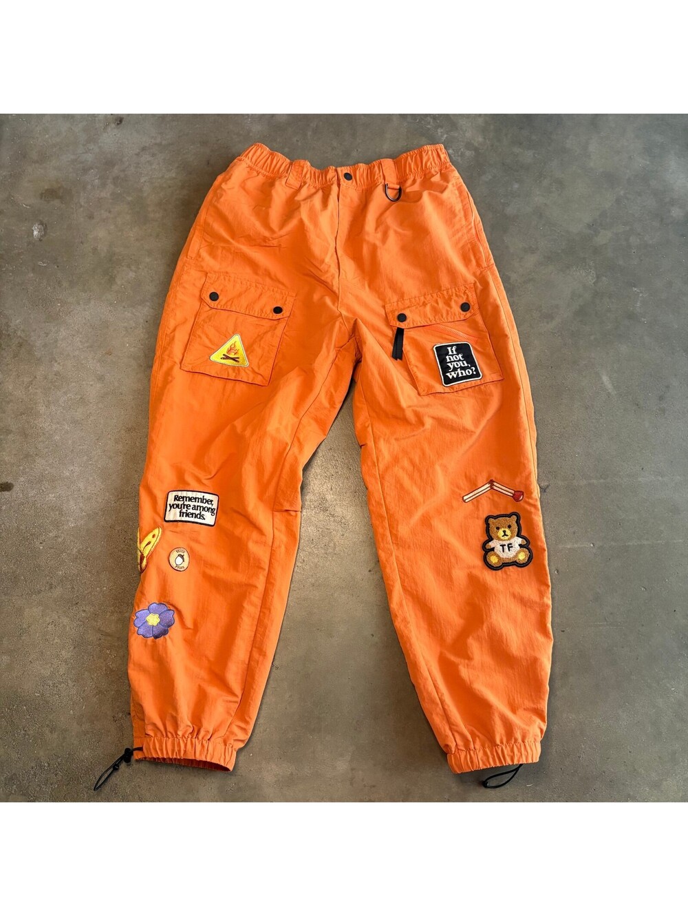 Teddy Fresh Women Sz XL Cargo Pants "Wildfire Prevention"
